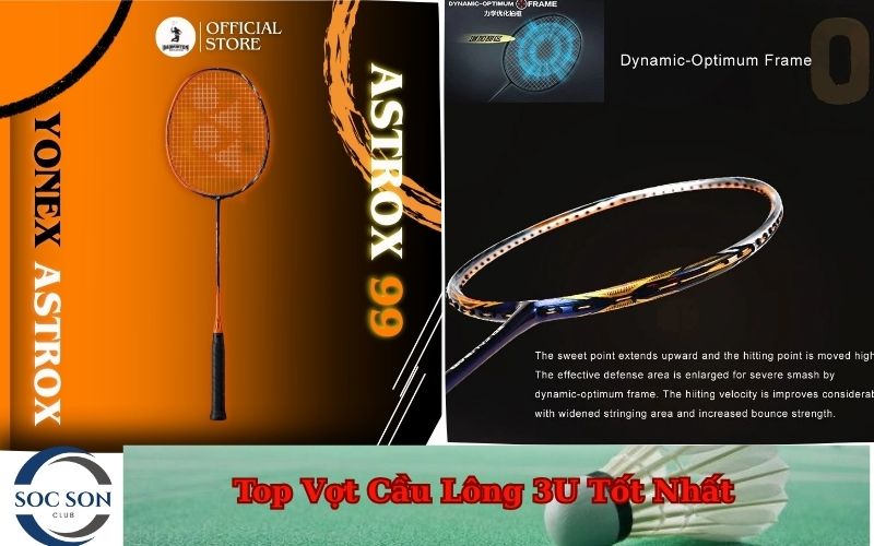 Top Vợt Cầu Lông 3U Tốt Nhất