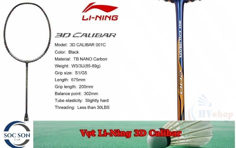 Vợt Li-Ning 3D Calibar