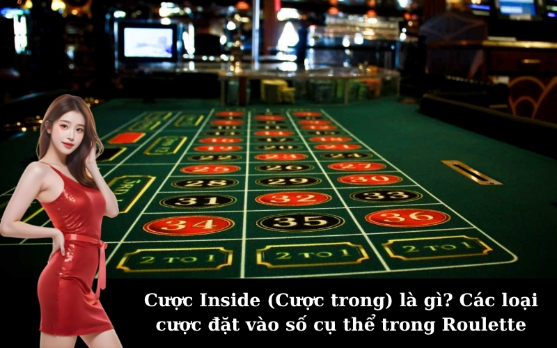 Cược Inside (Cược trong) là gì? Các loại cược đặt vào số cụ thể trong Roulette