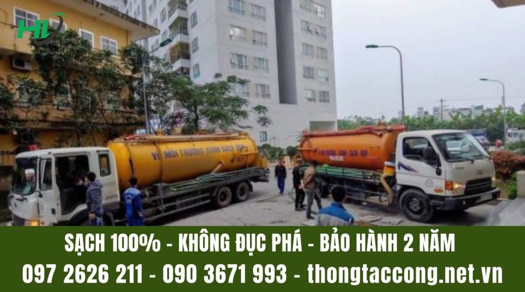 hút bể phốt tại Thanh Xuân giá rẻ