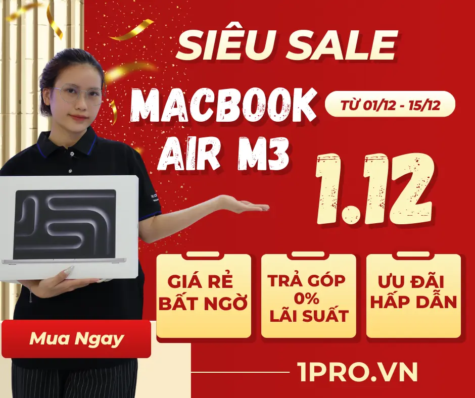 Macbook Air M3 chính hãng